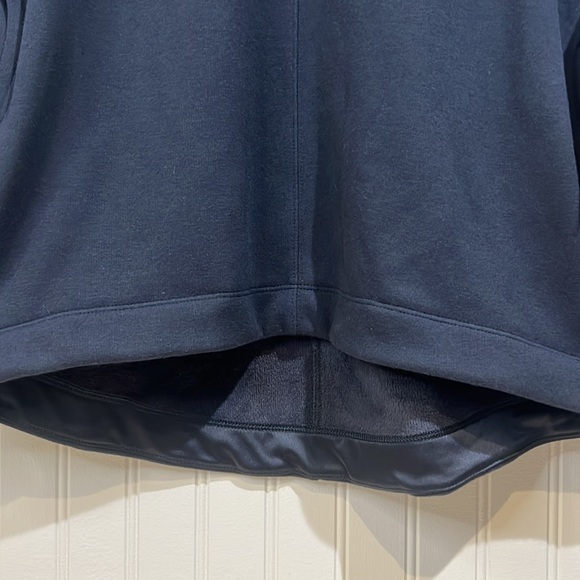 NWT Athleta Cozy Karma Funnel Neck fleece lined Sweatshirt black size XS - Picture 7 of 15